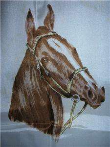 HORSE SNAFFLE BIT BROWN SHOULDER BAG PURSE HORSE SCARF  
