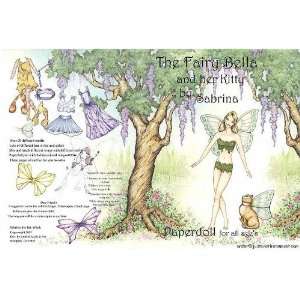   The Fairy Bella & Her Kitty Paper Doll Coloring Book 