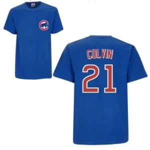  Youth Chicago Cubs #21 Tyler Colvin Name and Number Tshirt 