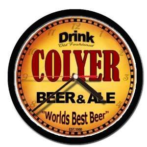  COLYER beer and ale cerveza wall clock 