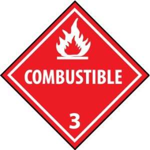  PLACARDS COMBUSTIBLE