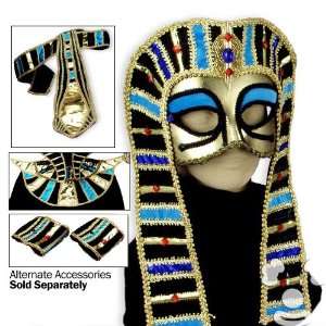   Incredible Character Half Mask   King Tut / Black   Size One   Size