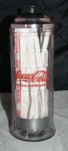 Coca Cola Coke Straw Dispenser Delicious and Refreshing  