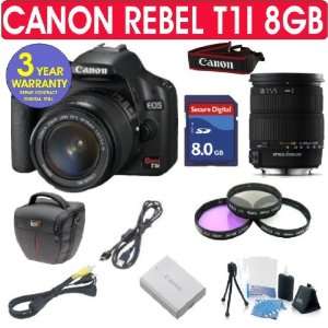  Canon Rebel T1i + Sigma 18 200mm OS Lens + 8GB Memory 