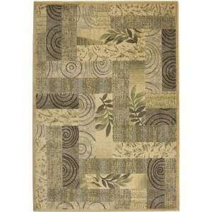  Sorrento Leaves Rug Size 77 x 53 Furniture & Decor