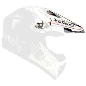    KBC Visor for Super X Helmet     /Gun White/Black Automotive