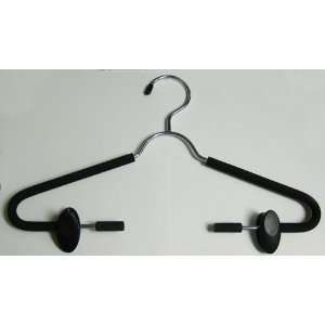  Hangers  Chrome with Foam Blouse Suit Hanger with Clips 