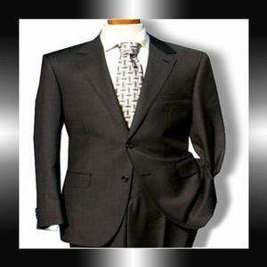 Valentino $1595 Brown Sharkskin Mens Italian Suit  