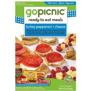  GoPicnic Ready to Eat Meals, Turkey Pepperoni + Cheese, 2 