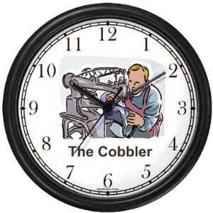  Shoemaker or Shoe Maker, Cobbler Wall Clock by WatchBuddy 