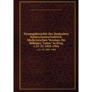    Medizinischer Verein fÃ¼r BÃ¶hmen Lotos. Books