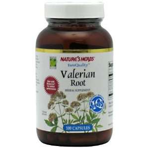  Natures Herbs Valerian Root, 100 capsules (Herbs) Health 