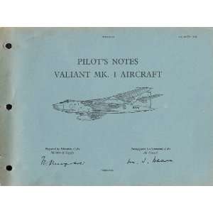  Vickers Valiant Mk.1 Aircraft Pilots Notes Manual Sicuro 