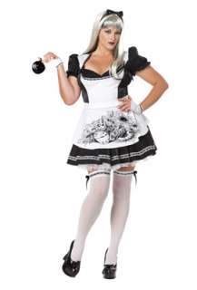 Sexy Dark Alice in Wonderland Plus Size Costume  