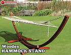 Hammock Stand Cypress Wooden Curved Roman Arch Stand With Double Wide 