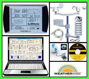 HOME WEATHER STATION SYSTEM with ROOF MOUNT SOLAR POWER PANEL/CELL 