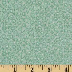   Floral Calico Mint Green Fabric By The Yard Arts, Crafts & Sewing
