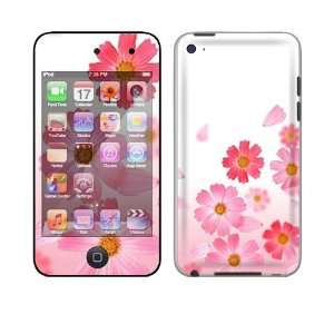  Apple iPod Touch 4th Gen Skin Decal Sticker   Pink Daisy 