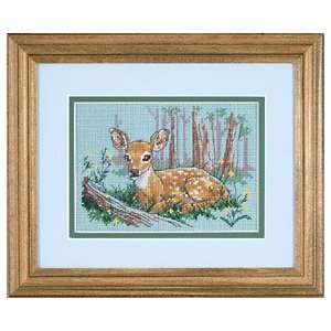  Sweet Fawn Counted Cross Stitch Kit Arts, Crafts & Sewing
