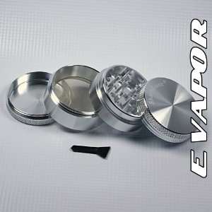  Sharpstone 2.2 4 Piece Magnetic Top Grinder   Silver with 