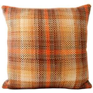 Lance Wovens The Mod Marmalade Leather Pillow 