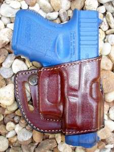 LEATHER SMALL OF BACK LH HOLSTER for GLOCK 17 19 26 34  