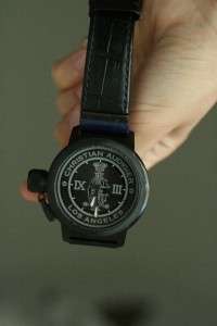 100% Authentic CHRISTIAN AUDIGIER BLACK DIAL ROYAL BLACK Watch 