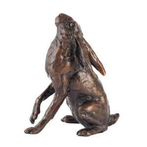   Hot Cast Bronze Sculpture Moon Gazing Hare 