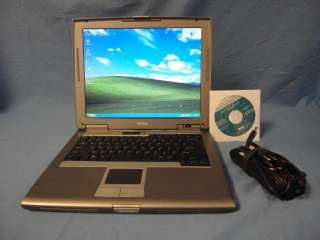 Dell D510 Laptop Pentium M 1.5GHz 512MB RAM 30GB CDRW/DVDROM WiFi 