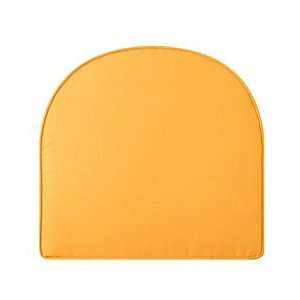 Box Edge Chair Cushion 17x18 1/2x3 1/2   Yellow   Improvements 