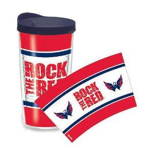  Tervis Washington Capitals 16Oz Wrapped Tumbler With Lid 