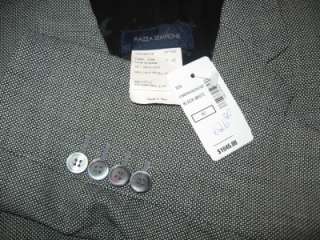 PIAZZA SEMPIONE Black/White Pant Suit Sz 42 NEW w/tags  