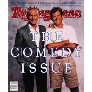  Rolling Stone Cover of Johnny Carson & David Letterman 