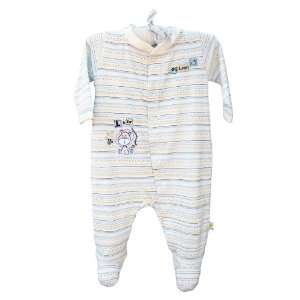   is for Lion Striped Organic Cotton Coverall by Organically Grown Baby