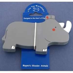  Rhino   Magnetic Wooden Animal Toys & Games