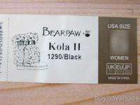 BEARPAW KOLA II 2 10 BOOT BLACK GOAT FUR SUEDE FEATHER SHEEPSKIN 