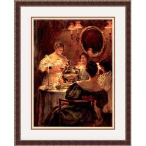   Russian Tea by Irving Ramsay Wiles   Framed Artwork