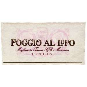  2005 Sette Ponti Poggio al Lupo 750ml Grocery & Gourmet 