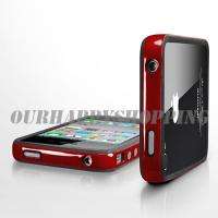 iPhone 4 SGP Neo Hybrid EX Series Red Bumper Cover Case  
