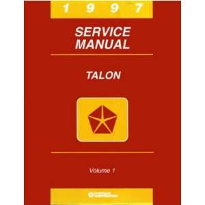  1997 EAGLE TALON Shop Service Repair Manual Book 