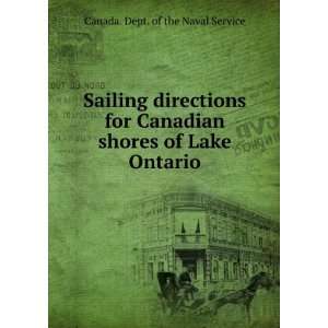   shores of Lake Ontario Canada. Dept. of the Naval Service Books