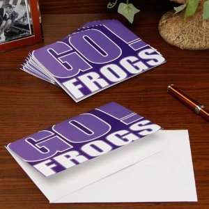   Christian Horned Frogs (TCU) Slogan Note Cards