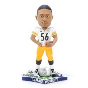  Lamar Woodley Steelers Super Bowl Champ Bobble Nodder 