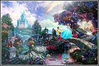 Click to Search for Cinderella Wishes Upon A Dream by Thomas Kinkade