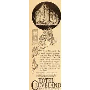  1927 Ad Hotel Cleveland Public Square Renaissance Ohio 