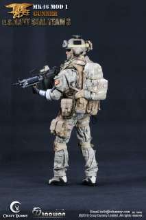 Crazy Dummy U.S. Navy Seal Team 3 Gunner MK46 Mod 1  