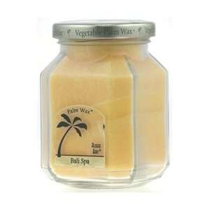 Aloha Bay Palm Wax Candles   Bali Spa (Honey Gold)   Scented Deco Jars 