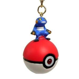  Pokemon Mini Light Up Pokeball Keychain   Croagunk Toys & Games