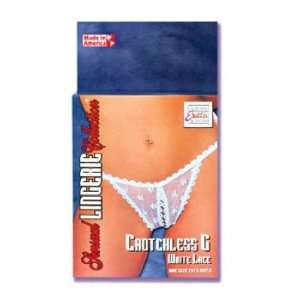  CROTCHLESS G WHITE LACE