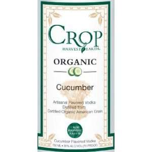  Crop Organic Cucumber Flavored Grain Vodka 750ml Grocery 